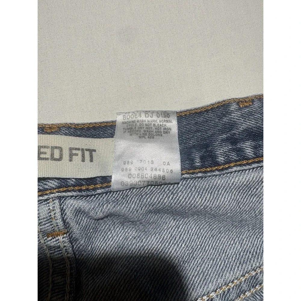 Levis 550 Relaxed Fit Jeans Mens 42x30 Blue Medium Wash Denim 550-0216